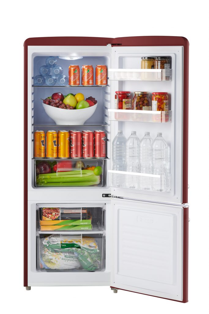 energy efficient retro refrigerator 